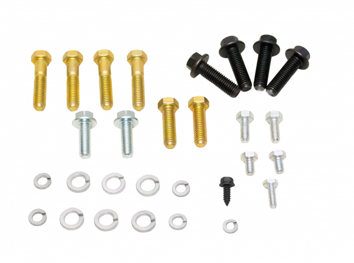 Install Hardware Kit, Ford Front Shift T-5 w/Aluminum Bell